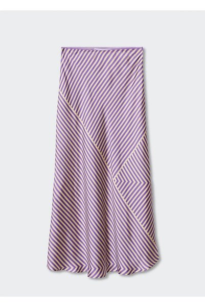 MANGO Lila Kadın Etek 37052884