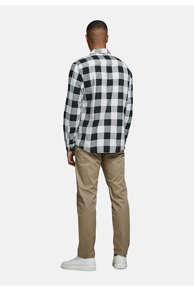 Jack & Jones Hemd Langärmliges GINGHAM TWILL SHIRT mit Hemdkragen