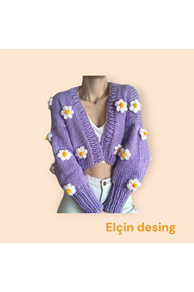 elçin desing Mor ceket