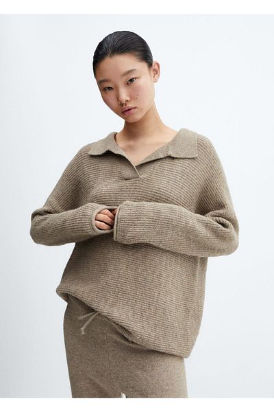 MANGO Woman Oversize pletený svetr