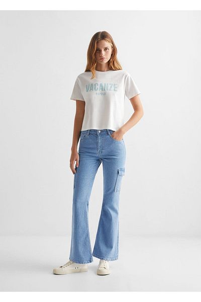 Mango Teen Blugi metalizati pentru copii