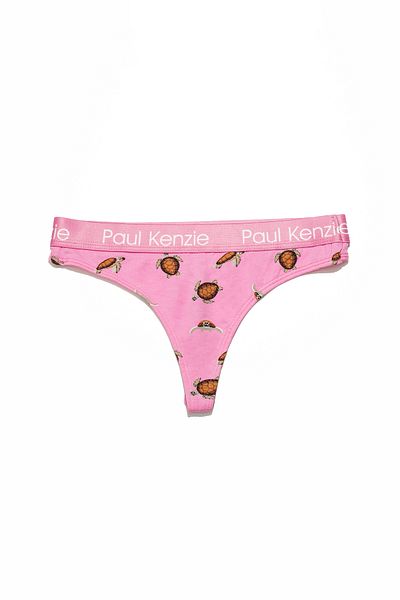 Paul Kenzie Patterned Women's String Panties – Eco Characters – Turtley