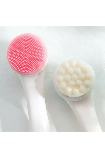 Beauty Box فرشاة تقشير الوجه بمكياج مزدوج الجوانب - تنظيف