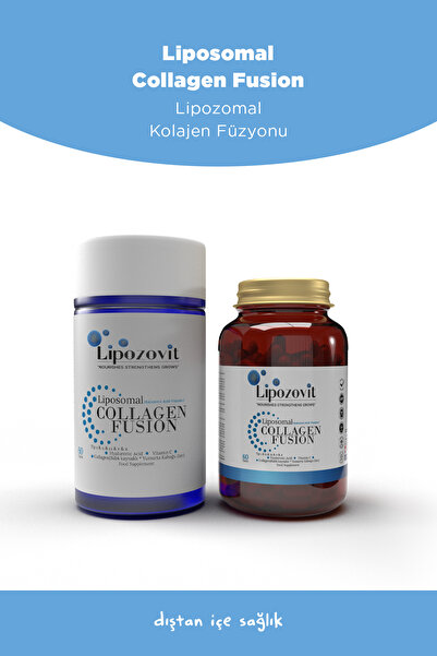 LİPOZOVİT Collagen Fusion Kollajen Peptit Ve Lipozomal Hyaluronik Asit Içeren...