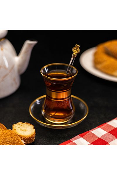 DECOSTYLE Mat Gold Eleven Tea set 12 pieces