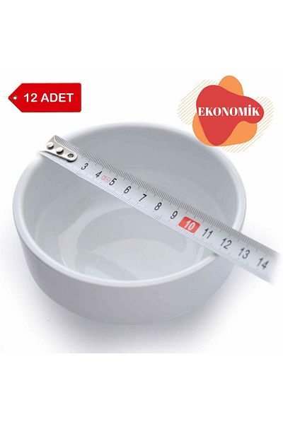 Avangart Mutfak 12 Pieces - 12cm a Quality Soup Bowl, Snack, Appetizer, Compost, Hotels, Organization, School, Restaurant