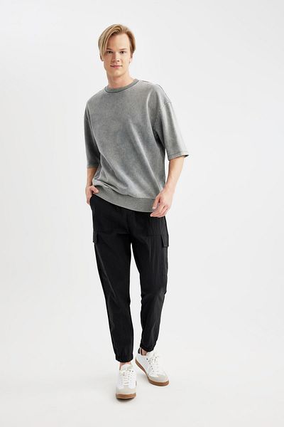 DeFacto Regular Fit Cargo Pocket Elastic Sweatpants - B4377ax24sp