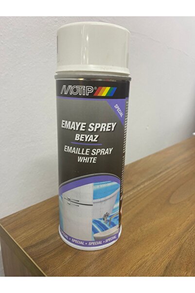 Motip Beyaz Emaye Sprey Akrilik Boya 400ml Made In Germany