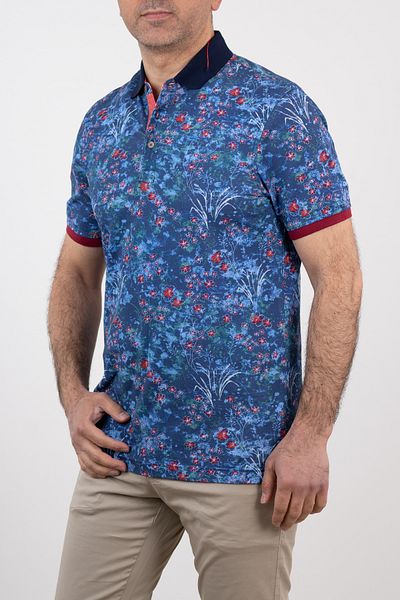 Diandor Tricou - Albastru - Regular fit