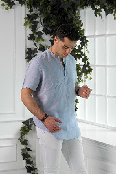 Paul Martin Canadian Paul Martin Regular Fit Hakim Yaka Чоловіча сорочка з льону