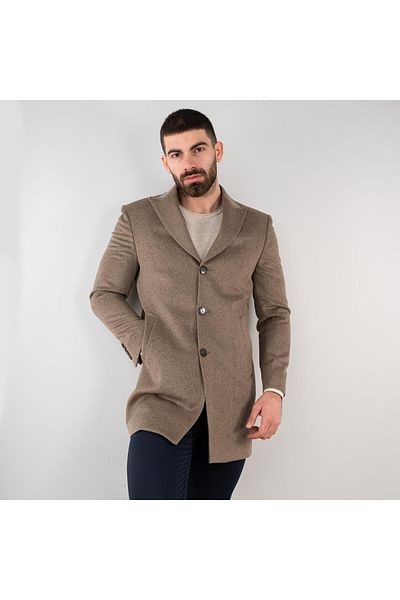 AKÇAYLAR Мъжко кашмирено палто Sir Regular Fit