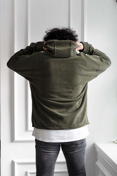 AKÇAYLAR Ανδρικό φούτερ με κουκούλα Oversize Fleece