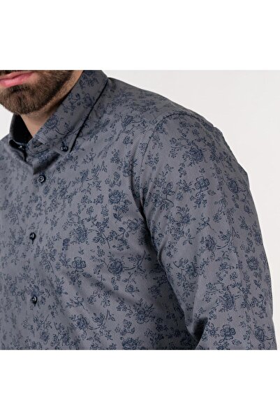AKÇAYLAR Сорочка для чоловіків з візерунком Ecer