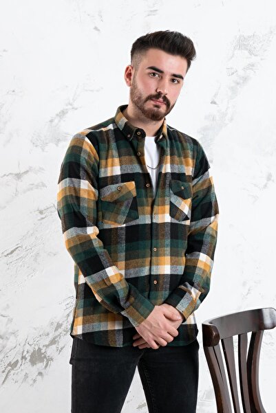 ADVANTE Сlimfit Подвійна кишеня Лісоруб Сорочка