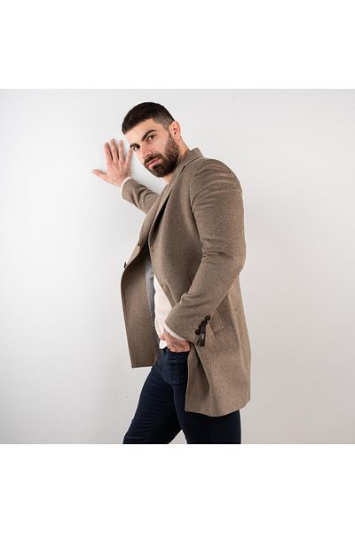 AKÇAYLAR Мъжко кашмирено палто Sir Regular Fit