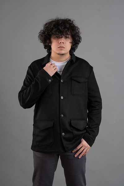 Sır Ανδρικό πλεκτό μπουφάν με τσέπες Regular Fit Winter Unlined