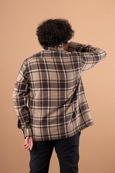 BİCAN Ανδρικό πουκάμισο ξυλοκόπο Bican Double Pocket Oversize