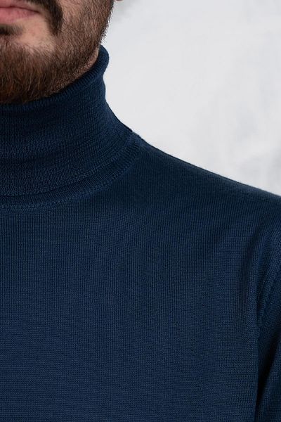 AKÇAYLAR Pulover tricotat pentru bărbați Slimfit cu gât înalt