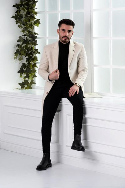 Sır Ανδρικό παλτό Slimfit