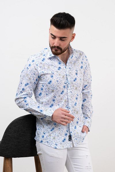 Dorss Мъжка риза Slimfit с шарки