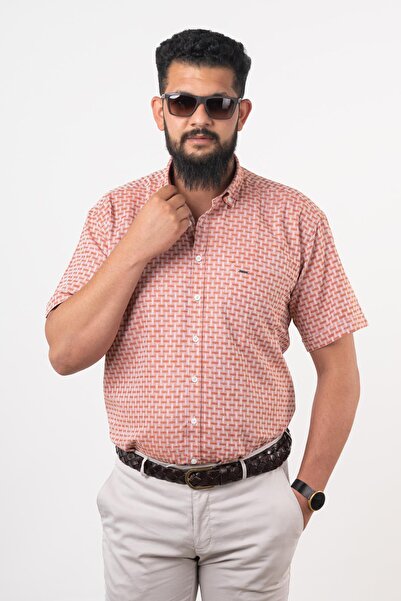 Dorss З кишенями, зручний крій, короткий рукав, чоловіча сорочка