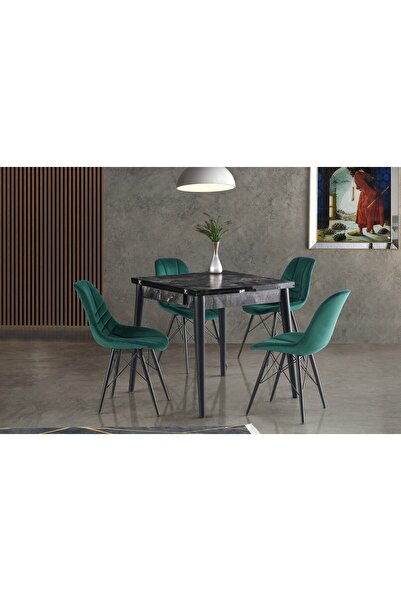 VOGUE TASARIM & DEKORASYON Ahşap Ekonomik Katlanır Büyüyebilen Yemek Mutfak Ve Balkon Masası