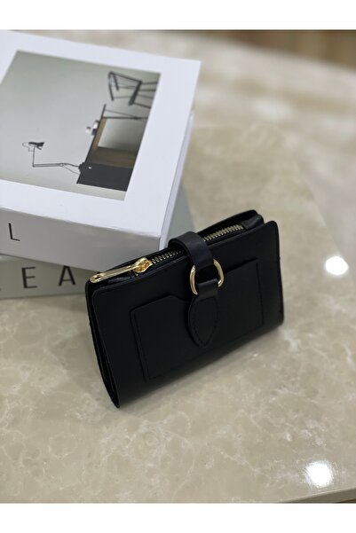 PurpleART محفظة نسائية بإبزيم وقفل وحامل بطاقات