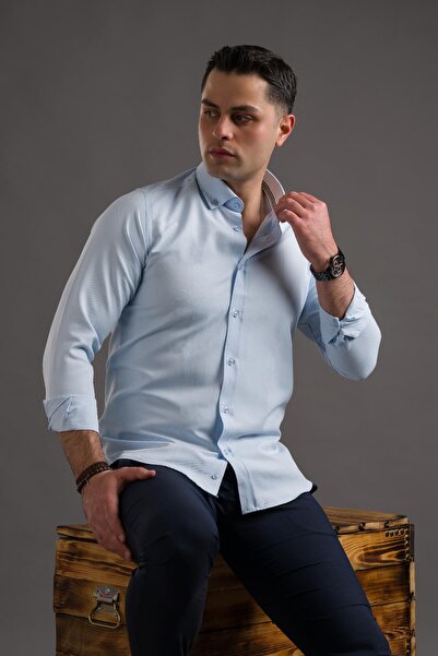 ADVANTE Сlimfit сорочка з ґудзиками на комірі та довгими рукавами для чоловіків