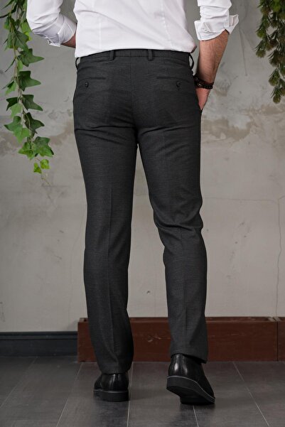 Ecer Regular Fit Yan Cep Boru Paça Erkek Kumaş Pantolon