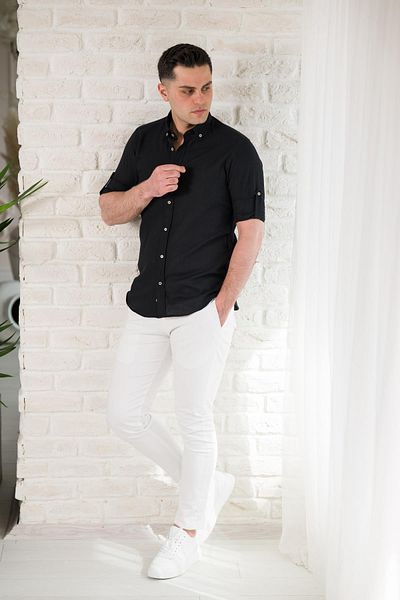 ADVANTE Ανδρικό πουκάμισο με κουμπιά με υφή Slimfit