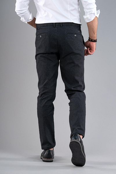 AKÇAYLAR Slimfit Χειμερινό Dobby Βαμβακερό παντελόνι Gabardine