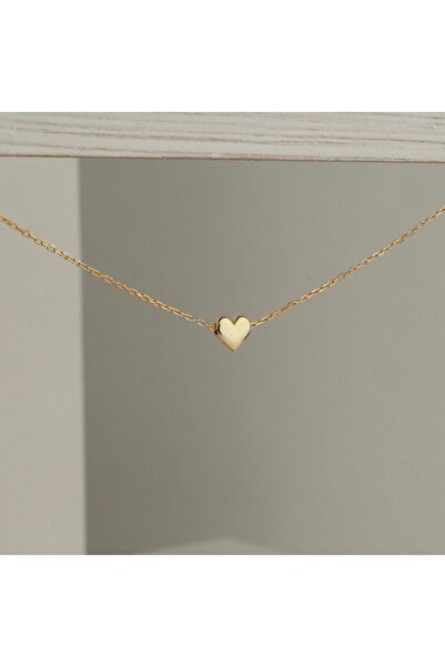 Stoneday Gold Color Non-Darking Chain Necklace with Heart