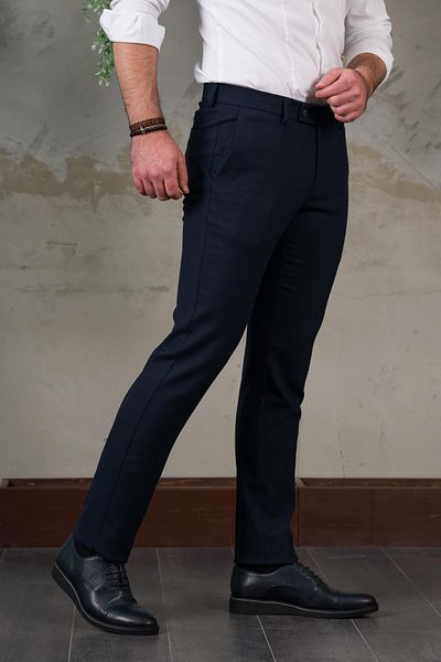 Ecer Ανδρικό χειμερινό υφασμάτινο παντελόνι Regular Fit Side Pocket Pipe Leg