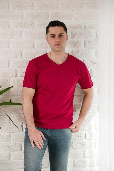 FBI Slimfit Ripped V-Neck Cotton Men's Summer T-shirt