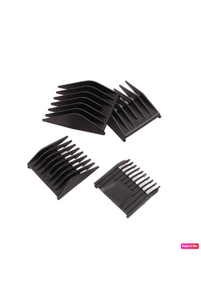 Moser 7' Hairdresser Shaving Barber Set Machine Comb 1, 2, 3, 4 NoBeard Mustache Cutting Scissors, Comb, Brush