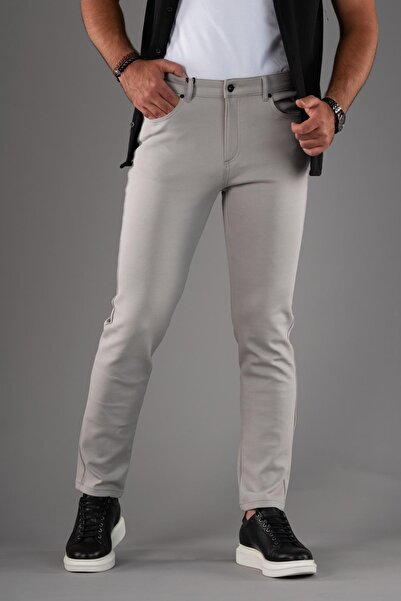 AKÇAYLAR Slimfit 5 кишень, вузькі штанини, без підкладки, сезонний матеріал, бавовняні чоловічі спортивні штани