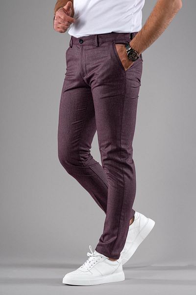 AKÇAYLAR Slimfit Winter Narrow Leg Men's Fabric Trousers