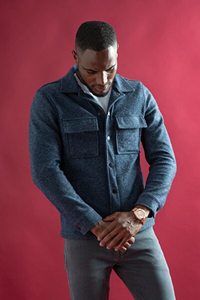 Sır Sir Slimfit Спортивний короткий піджак з застібкою на кнопках, боковими кишенями, без підкладки та коміром