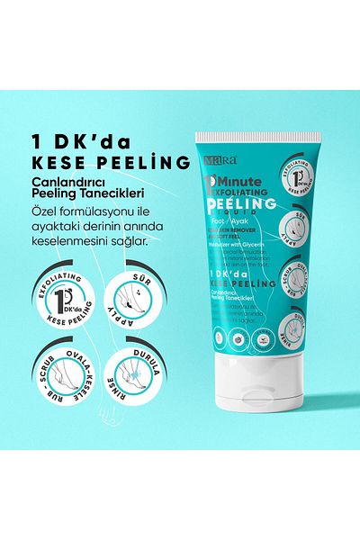 Mara 1 MINUTE POUCH PEELING FOOT 150 ml