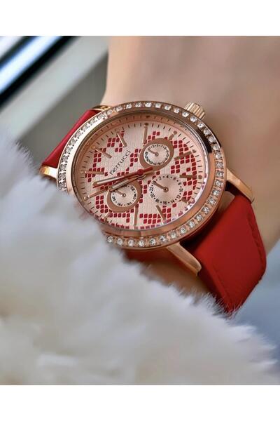 Ferrucci Women's Leather Cord Wristwatch