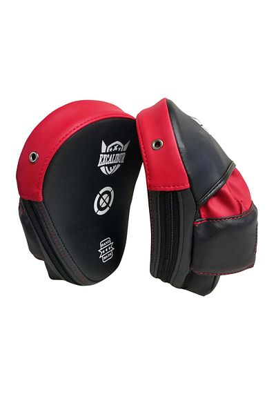Excalibur Porto Synthetic Leather Boxing Porridge Ellik Pair - Red