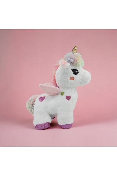 Neslico Unicorn 35cm Plush Four-Legged Winged Unicorn