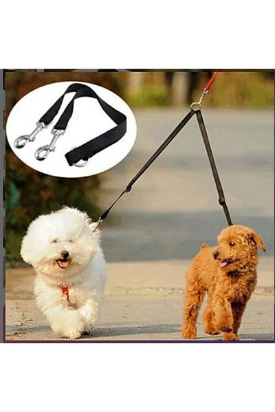 hebmeyy Two Dog Walking, Dog Walking Strap Double, Adjustable Dog Walking Strap Double