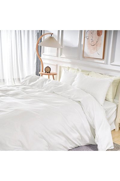 Soft Colours Σετ Παπλωματοθήκη Μονό με Εφαρμοσμένα Σεντόνια