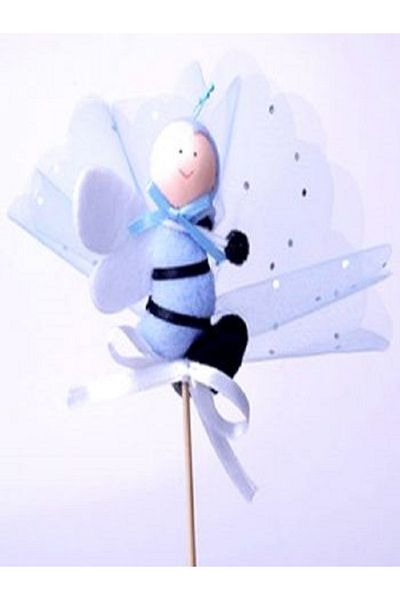 Kazanabil BABY CANDY WITH PULLED TOWELLAN STICK BEE BLUE