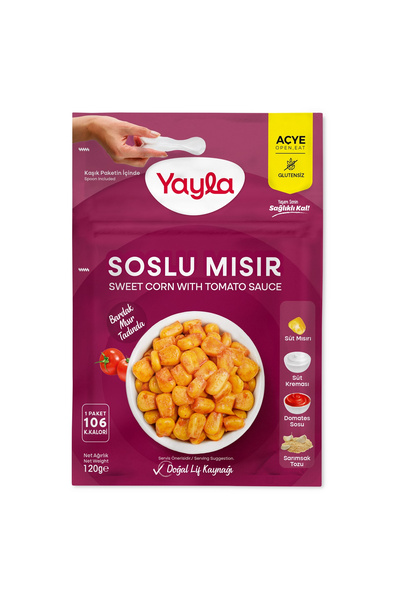 Yayla Domates Soslu Süt Mısır 120 Gr