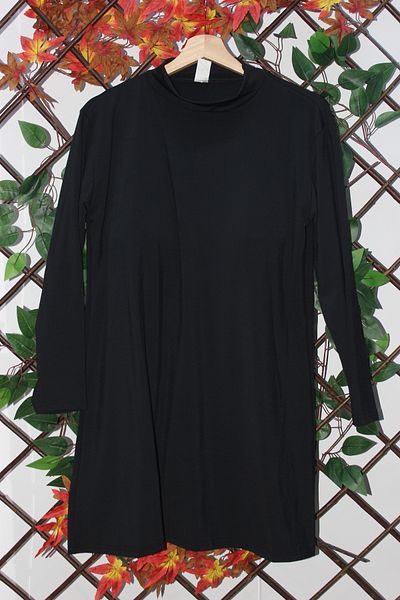 mikam TESETTURY LYCRA SWIMSUIT BLACK COVER HEADDRESS