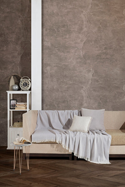 Miracolo Home غطاء أريكة عملي بتصميم مثالي مضاد للانزلاق ومهدب أمامي باللون ا...
