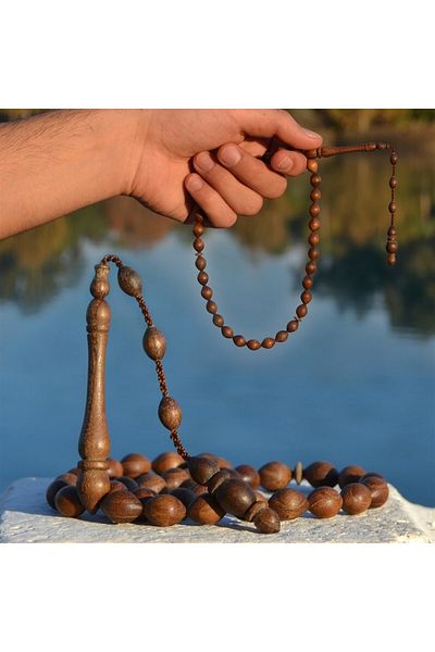 dergah tesbih Tree Rosary - Goat Horn Design