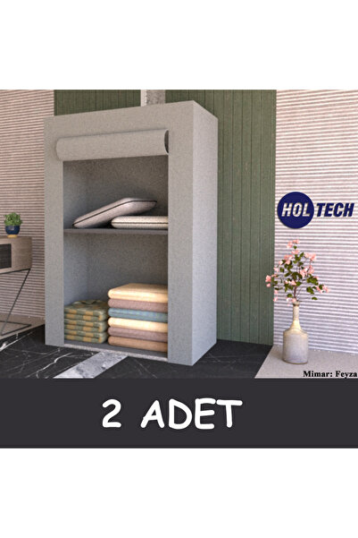 HOLTECH Bez Dolap Yorgan Hurcu Çelik Profilli ( 2 ADET )